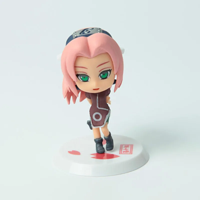 Экшн фигурки из аниме Наруто игрушки Q Version Sasuke Haruno Sakura Uchiha Itachi ПВХ коллекционная
