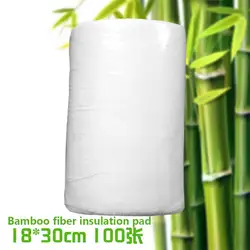100 шт. детская клеенка Bamboo волокно Одноразовые Портативный Путешествия Узорчатая пеленка туалет бумага 18*30 см детские подгузники