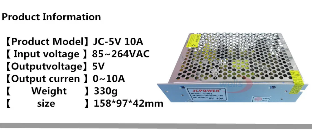 Светодиодный трансформатор выключатель 5 V 12 V 24 V 36 V 48 V Питание, 2A/3A/4A/5A/6A/10A/12A/20A/30A/40A/60A Мощность для светодиодный полосы