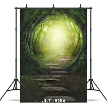 Сказочный лес фотографический фон для портретной детский душ новорожденный виниловый тканевый напечатанный фон фотосессия