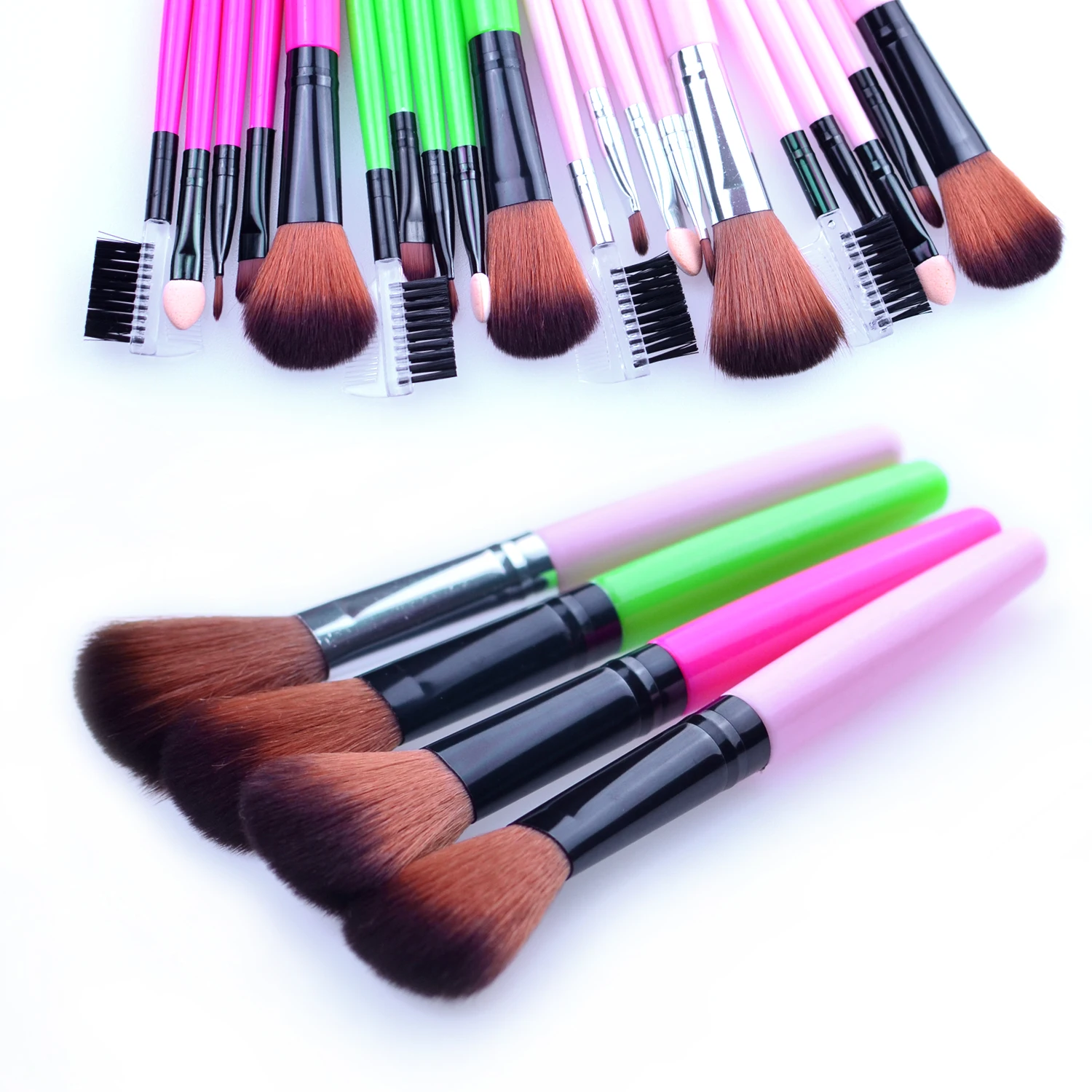 

5pcs/set Professional brush Nylon Make up Brushes Ciliary Eyebrow Dual Brush eyeshadow Cosmetic Tools drop shipping