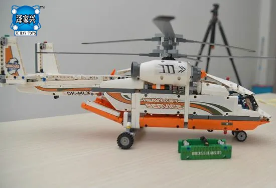 

1060pcs Technic Series Mechanical Group High Load Helicopter Building Assembling Compatible with lepins figures Blocks Toys