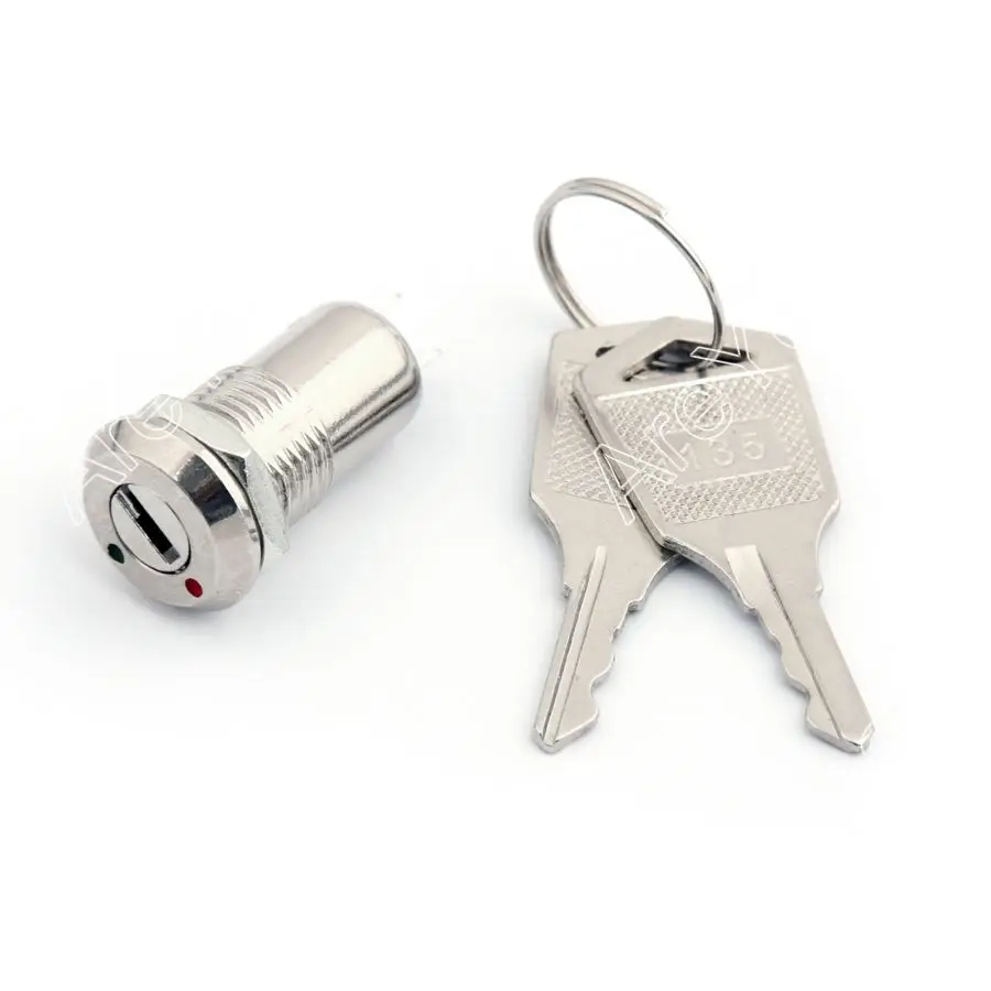 New Production💖 1pc 12mm Mini Key Switch ON/OFF Lock Switch KS-02 KS02