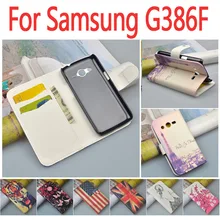 Для Samsung Galaxy Core LTE 4 г G386F G386W G3518 откидная крышка кожаный чехол для Samsung G G386 386 386F f/3518 телефон чехлы