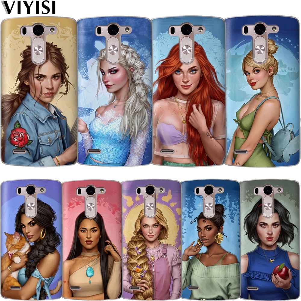 

Luxury Princess Snow White Cinderella Aurora Coque Case For LG G6 Q6 Q7 Q8 G7 XPower 2 V30 Q8 K7 K8 K10 2017 2018 XScreen Etui