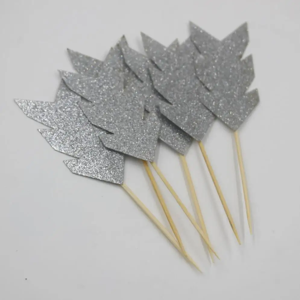 24 Feather Cake Toppers Boho Party Cake Topper Tribal
