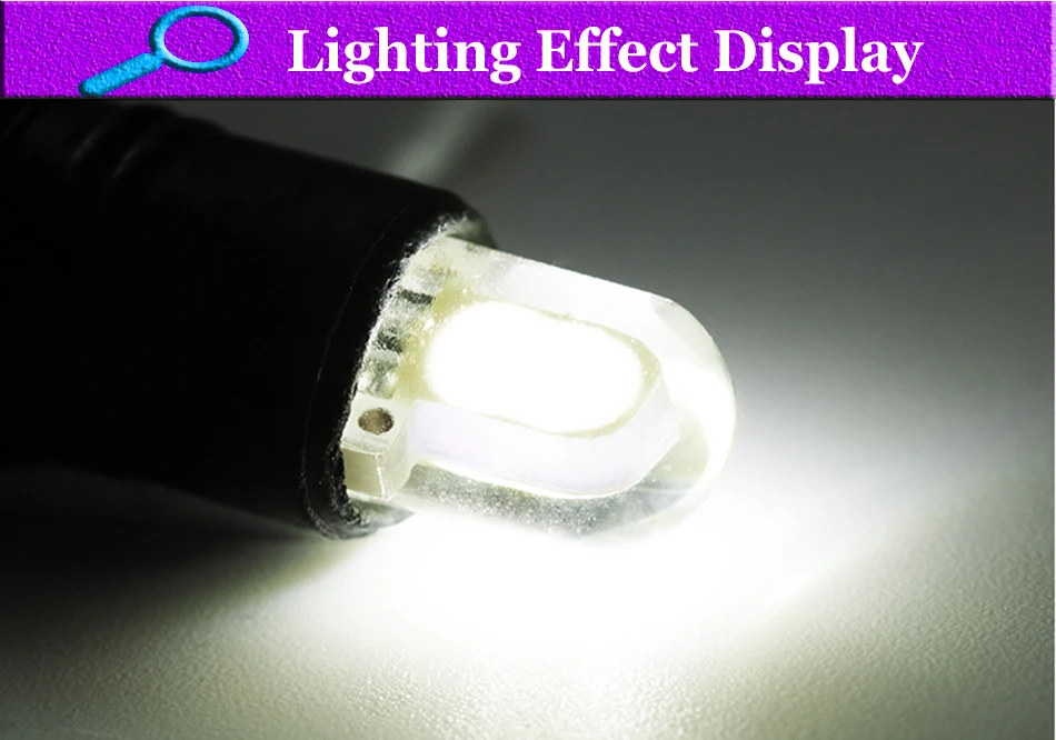 T10 Car LED W5W T10 194 168 W5W COB 4SMD  (7)