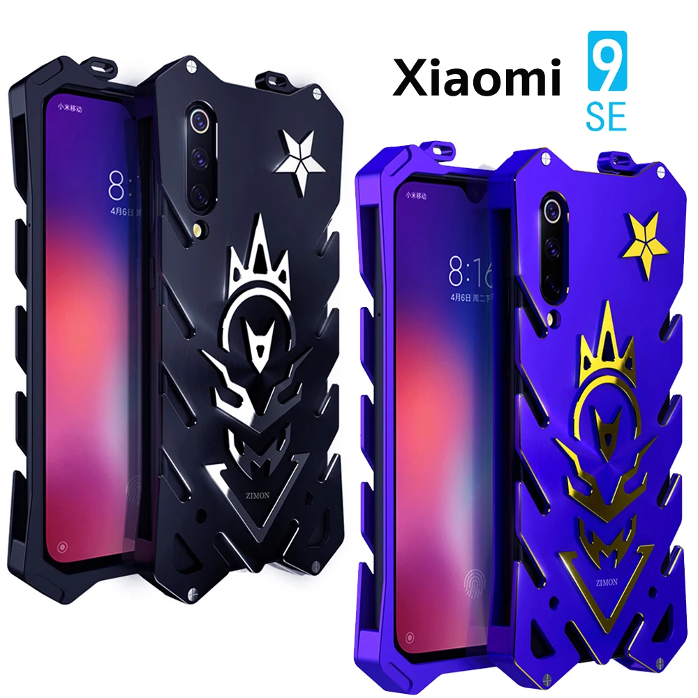 Для Xiaomi Mi 9 SE Armor CNC металлический алюминиевый прочный бампер чехол противоударный