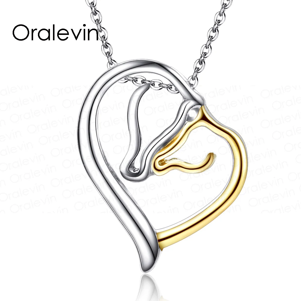 mother and child horse necklace