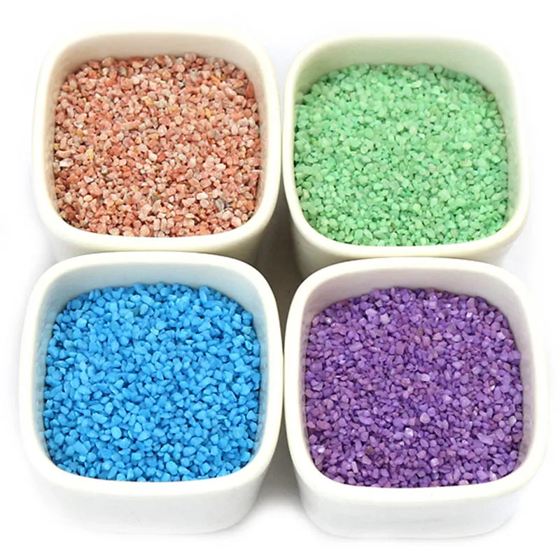 

30g/100g Nature Stone Fish Tank Sand Garden Decoration Miniatures Terrariums Aquarium Ornament Accessories DIY Crafts