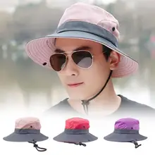 2017 Summer Bucket Hats Sun Hats fishing Hat Outdoor Caps for Men Women quick-dry Bob Hiking Sombrero Outdoor hats S3