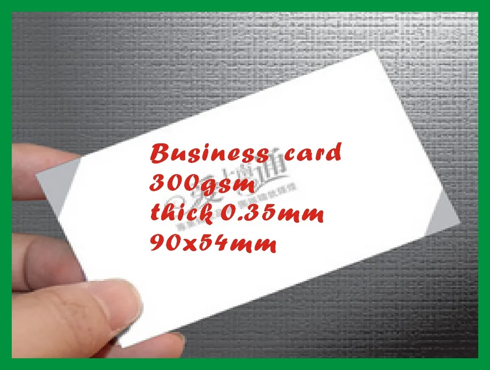 

300gsm name card printing custom/full color printing 200pcs