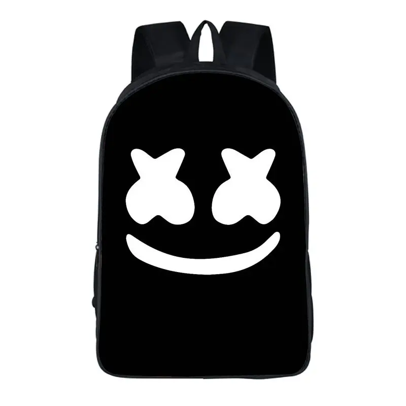 Зефирное лицо один DJ рюкзак Marshmello детские школьные сумки для мальчиков женские хип-хоп рюкзак для девочек и мальчиков