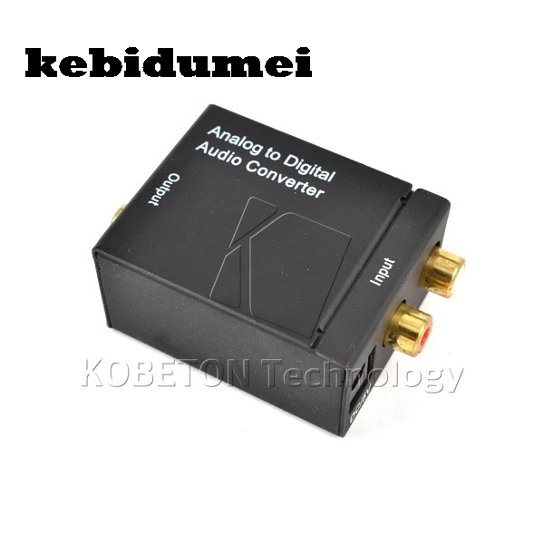 Kebidumei Новый аналогово цифровой звуковой адаптер для звуковых сигналов