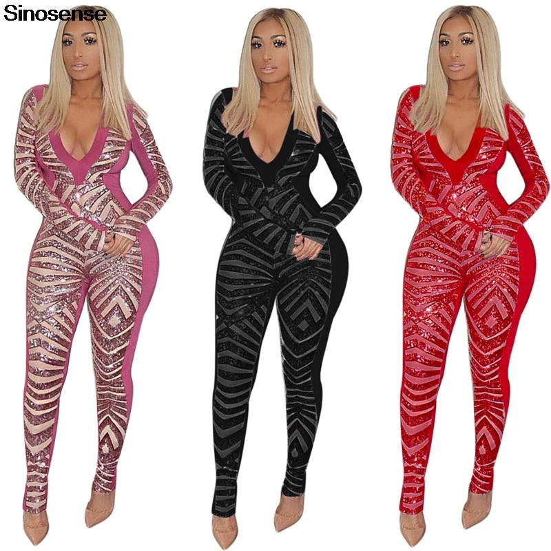 red spandex jumpsuit