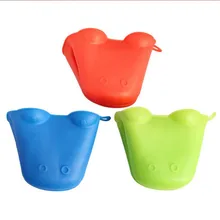 1 шт. качественный Удобный милый Бегемот кухонная принадлежность, микроволновая печь изоляция печи Нескользящие перчатки практичные аксессуары