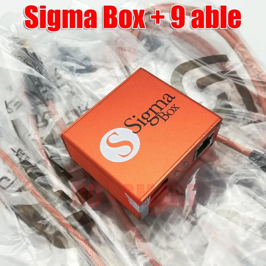 2018 Оригинальная версия Sigma box + 9 кабелей Sigma Box с набором кабелей (9 шт)