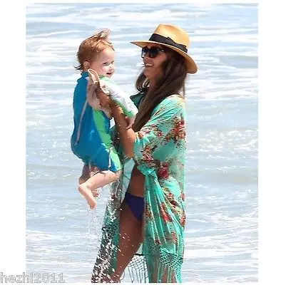 

2018 Chic Women Lady Sexy Kaftan Shirt Chiffon Dress Bikini Beach Wear Cover Up Dress Pareo Beach Tunic Cover ups Capes Dress