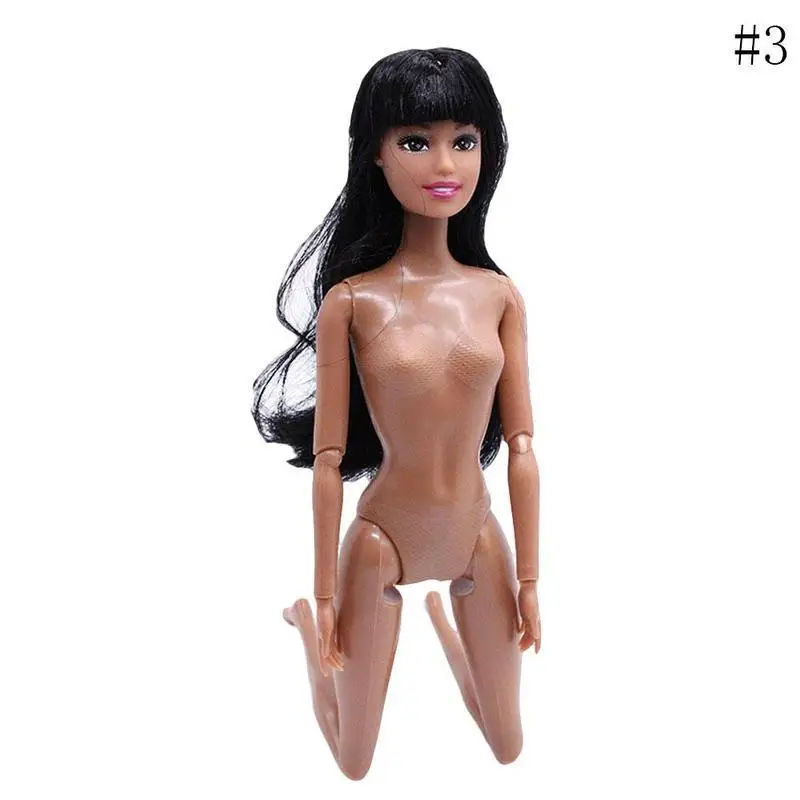 1 шт., новинка, черная кукла, тело, 5 подвижных суставов, черные куклы без головы, аксессуары для детских кукол, игрушки для девочек, подарки, Oyuncak Bebek - Цвет: C