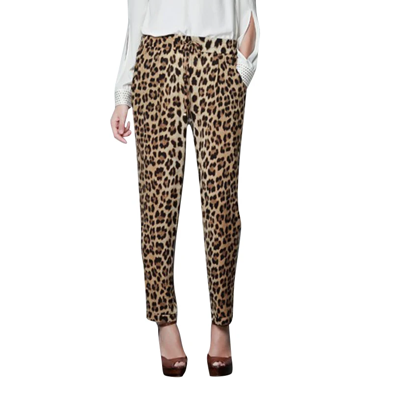 Aliexpress.com : Buy 03Q019 new Fashion women Leopard print pants ...