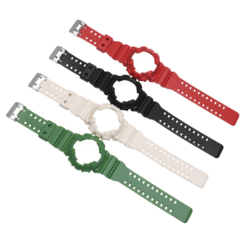 

for GA-100/GA-300/GA-110/GD-120/G-8900 New Fashion natural color waterproof silicone bracelet rubber strap watchcase
