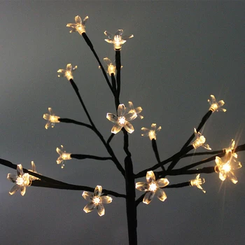 

Tree Shape Garden Pathway Backyard Patio Landscape Flower Blossom Solar Light Stake Decoration Wedding Outdoor Home Led