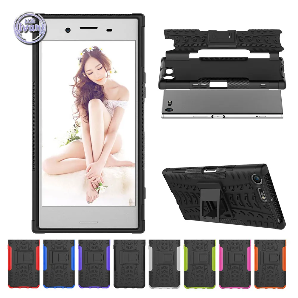 Чехол для Sony Xperia XZ ZX Premium G8142 SO-04J устойчивый Защитный чехол телефона XZ1 XZ2 Compact Silicon