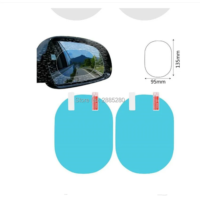 

Car rearview mirror rain and anti-fog film for subaru renault megane 2 vw passat b6 vw golf 5 citroen c3 chevrolet skoda rapid