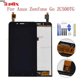 

5" For Asus ZenFone Go ZC500TG Z00VD LCD Display Matrix Touch Screen Digitizer Assembly With Frame Replacement Parts