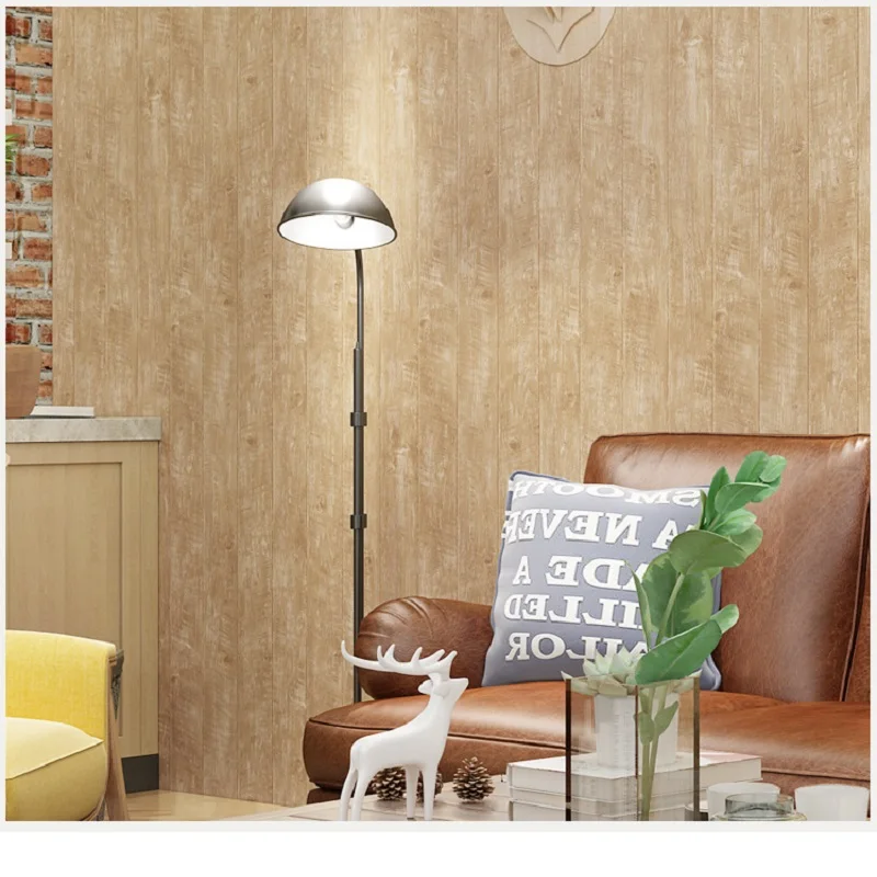 

3D Wallpapers Vintage Simple Style Surface Stripe Nonwoven wall paper Wallpaper papel de parede decoration tapete 53x1000cm