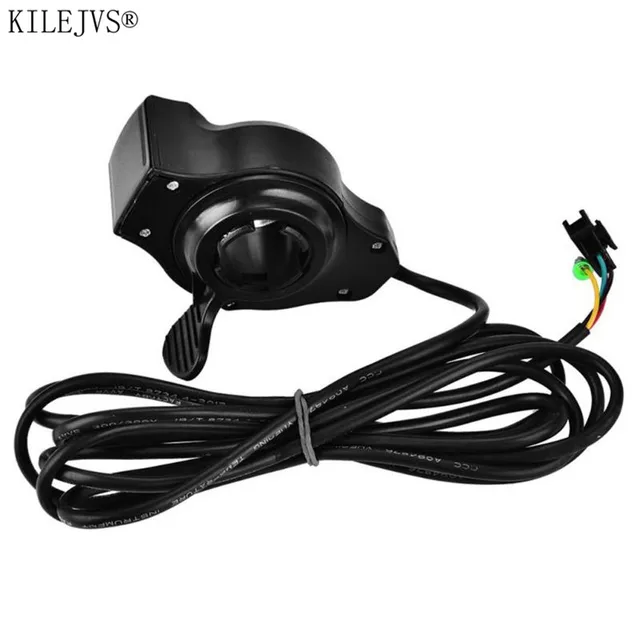 US $5.39 1 Set Ebike Handlebar Electric Scooter Accelerator Thumb with LCD Display Black Bicycle Grips Acce