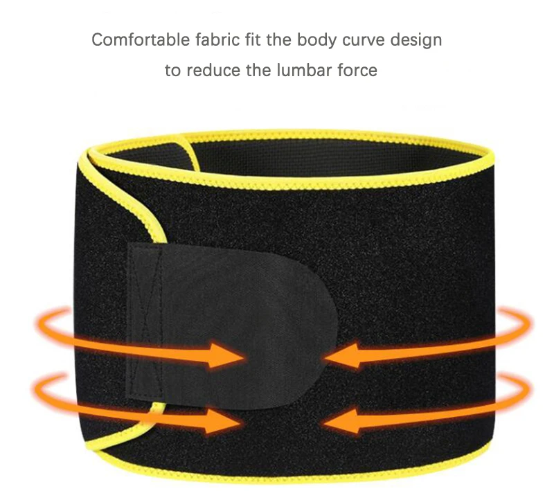 Fitness Waist Belt Unisex Exercise Sport Neoprene Waistband Body Building Slim Belts For Women Men Gym Training Equipment (3)