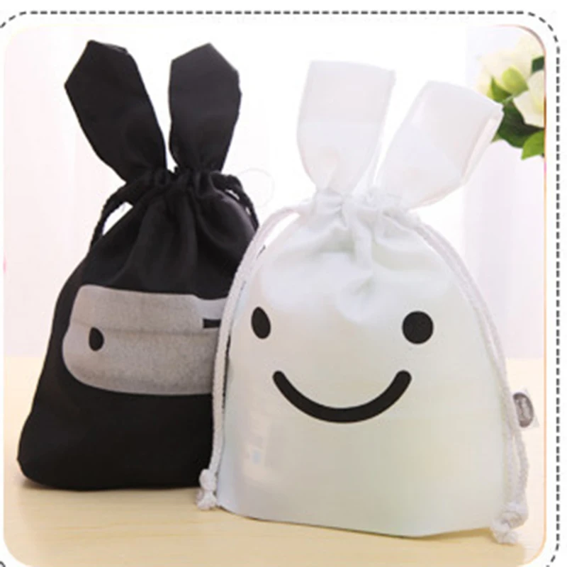 

2017 5pcs/lot Cut Rabbit Travel Cosmetic Bag Makeup Pouch Toiletry Storage Organizer Waterproof String Handbag Free ShippingF406