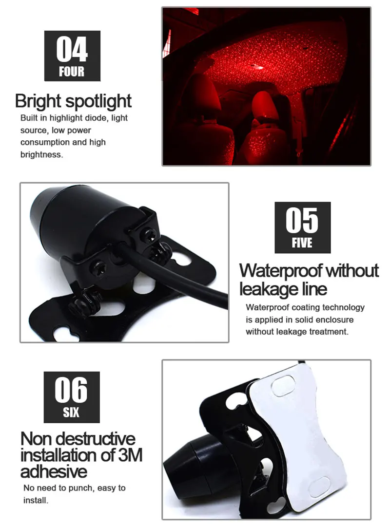 car star light armrest box vehicle ceiling ceiling lamp (24)