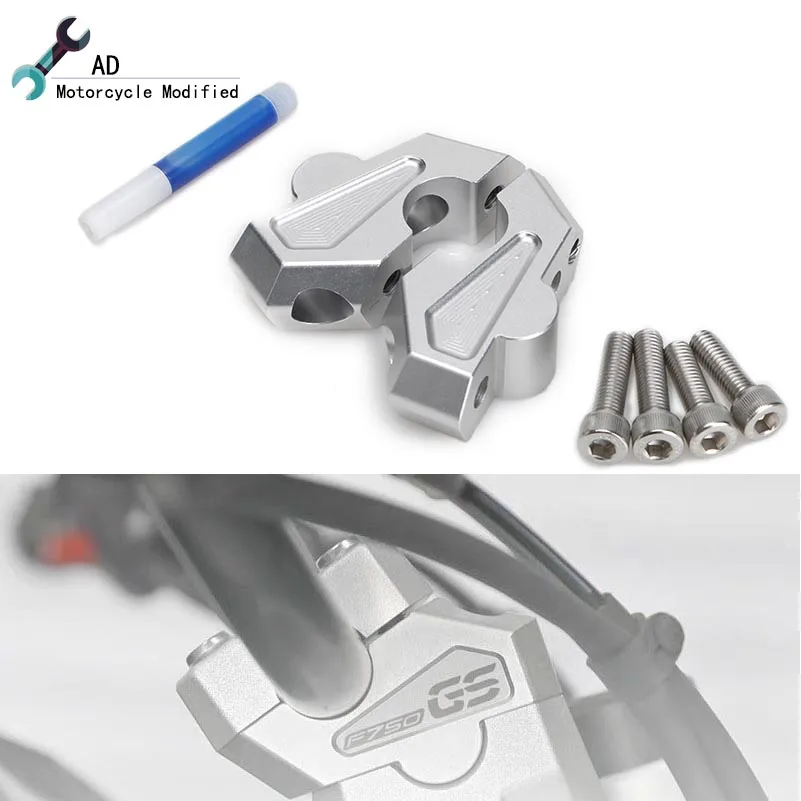 

Moto F750GS F750 GS 2018 2019 Handlebar Risers Clamp Height Up Also Backward Extend Adapters Motorcycle for BMW F750GS Parts