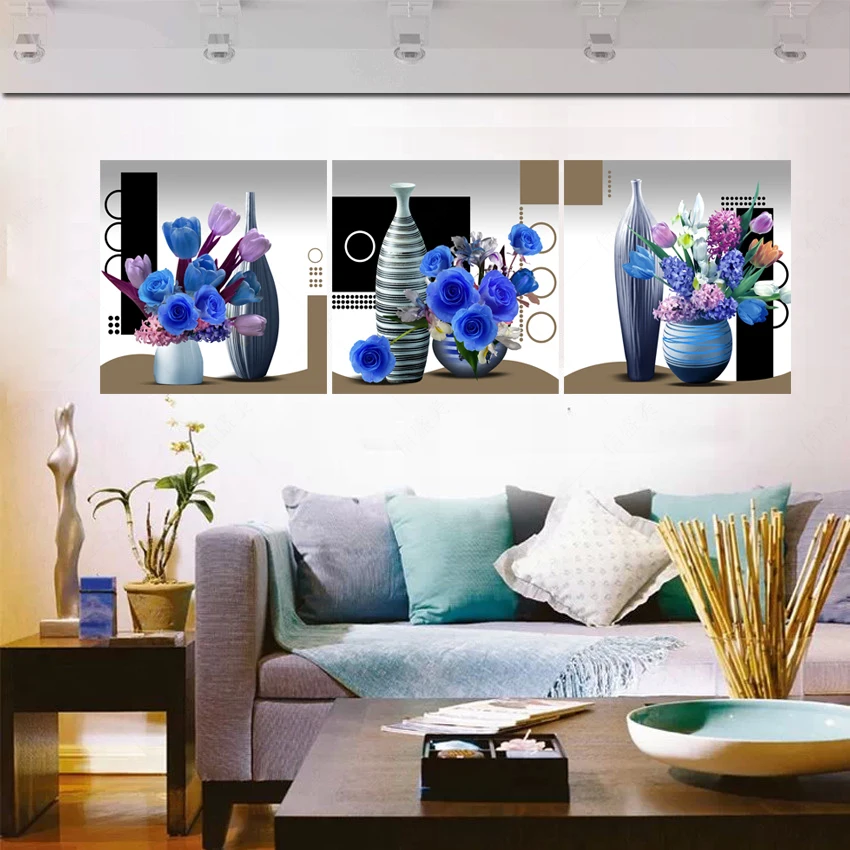 3-Piece-Flower-Paintings-Canvas-Hd-Print-Wall-Art-Oil-Pictures-Abstract-Orchid-Painting-Modern-Picture