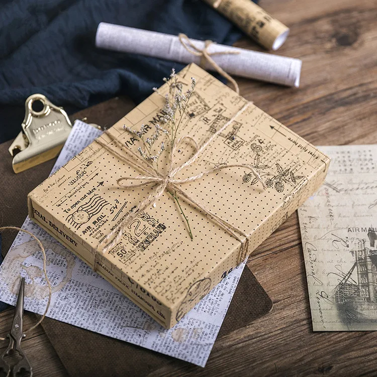 Creative Vintage Diary Stickers Decorative Stationery Stickers Retro Christmas Scrapbooking DIY Diary Sticker Paper