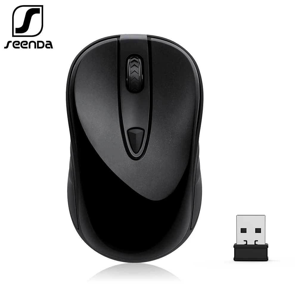 

SeenDa 2.4G Wireless Mouse Adjustable DPI Optical PC Mice with USB Nano Receiver Mause Ergonomic Mouse for PC Laptops Notebook