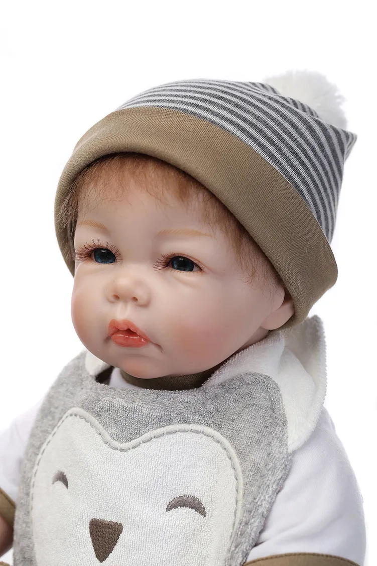 50 см силикона Reborn Baby Doll Игрушечные лошадки моделирование newbabies мальчик возрождается играть дома Дети Кукла Рождество дня рождения подарок