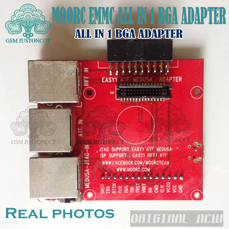 Новейший обновленный адаптер MOORC JTAG ISP все в 1 для RIFF легкий PRO MEDUSA EMMC коробка ATF с