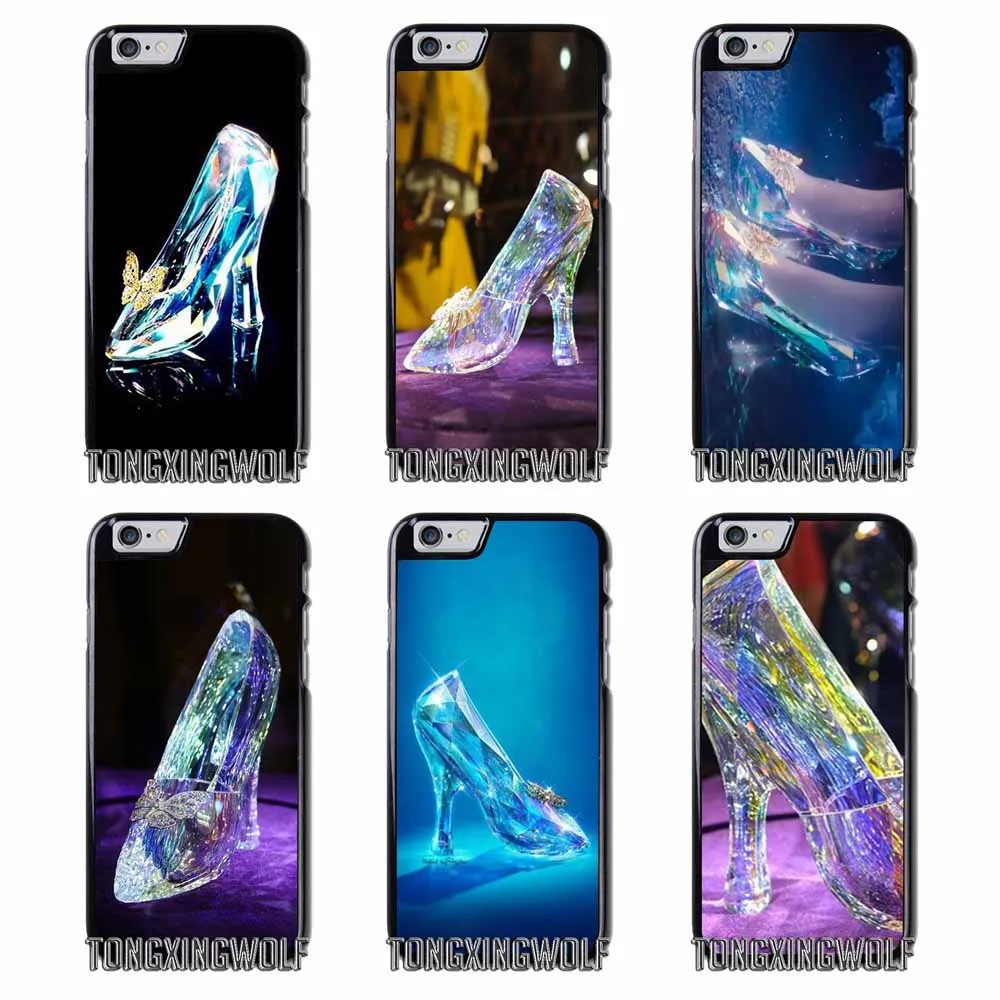 Cinderella Crystal Shoe Cover Case For HuaWei P8 P9 P10 P20 Pro Lite Plus Nova 2S Y3 Y5 Y6 Y9 Honor 5C 5X 6X 7S 8 9 10 | Мобильные