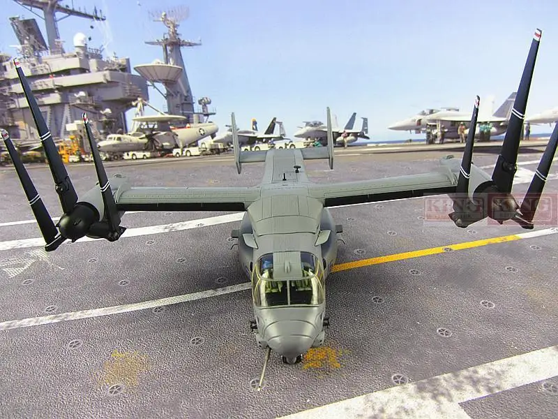 V-22 США ВМС Osprey tiltrotor самолет Готовая модель 1: 72