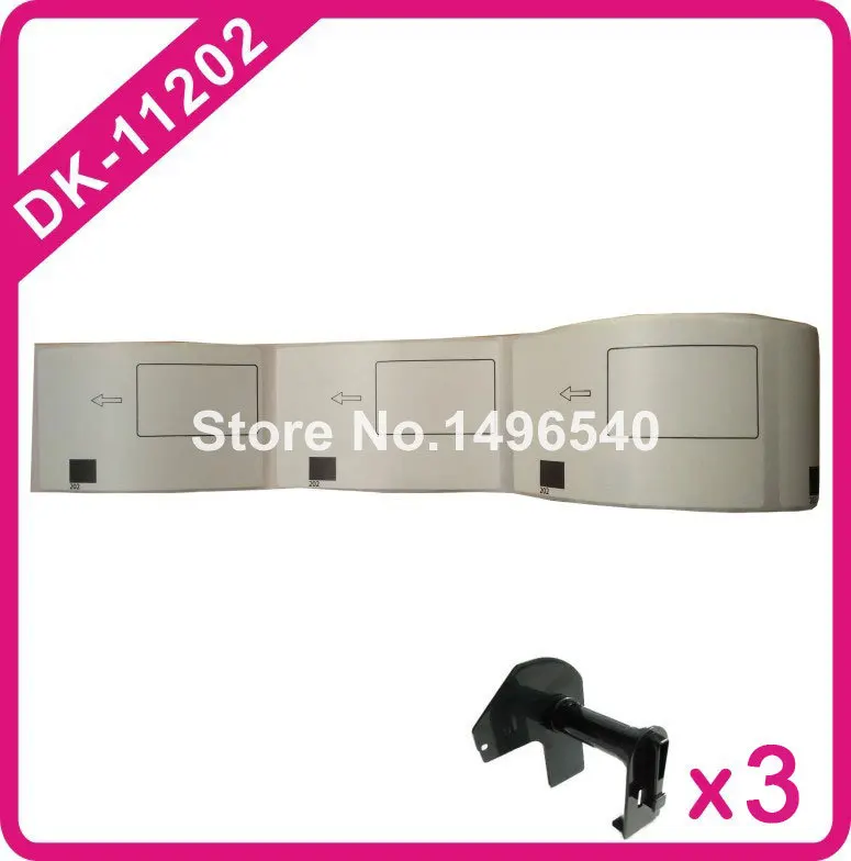 100X ROLL DK 11202 dk-11202 dk 202 labeler brother tape label etiquette |