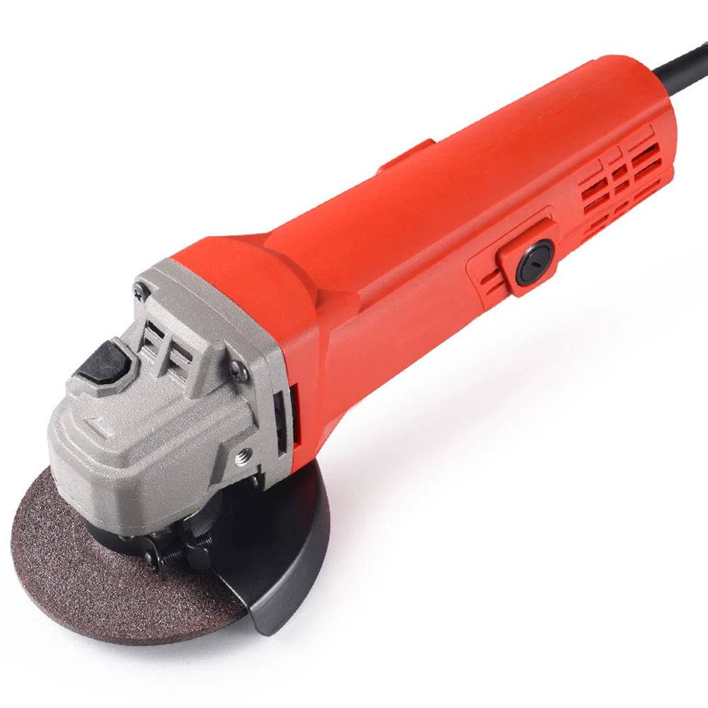 

EU 220V 670W 100mm Handheld Electric Angle Grinder Speed Regulating Grinding Machine for Metal Wood Polishing Cutting