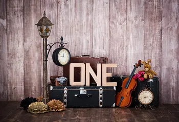 

vintage backgrounds photograpy vinyl 1 year old baby birthday Fotografia photo backdrop for photo studio props photocall G-1133