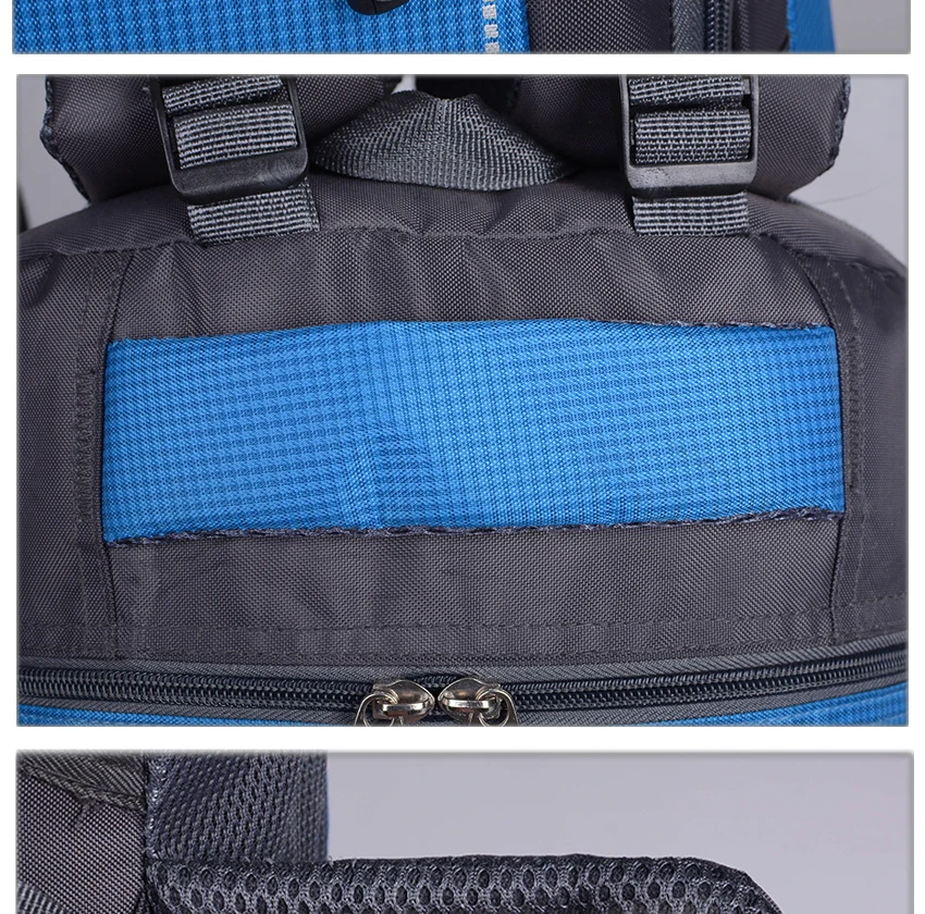 60L Outdoor Climbing Bag Backpack Camping Waterproof Backpack Mountaineering Hiking Backpacks Sport Bag Climbing Rucksack