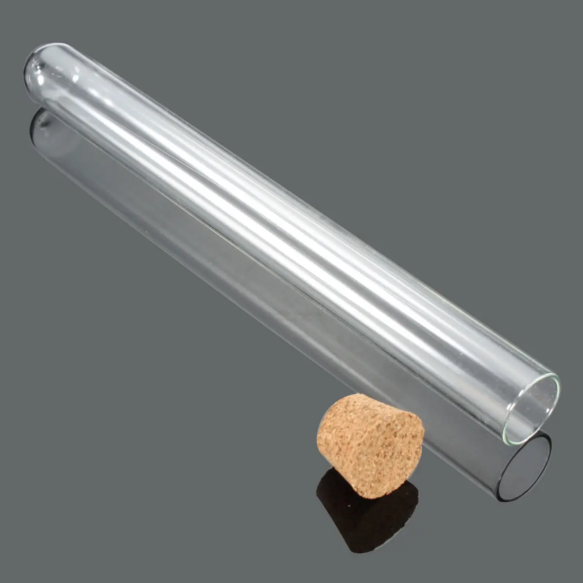 

100pcs/pack 20X200mm Lab Glass Test Tube With Cork Stoppers Laboratory School Educational Supplies Chemistry Glassware