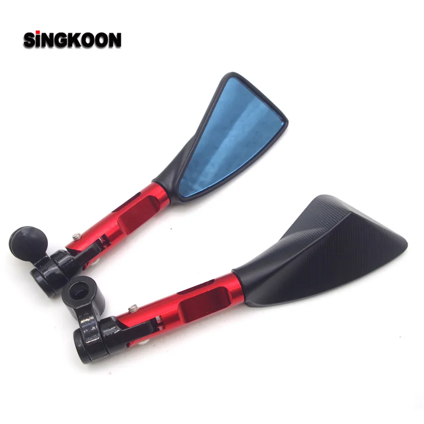 

Motorcycle Accessories 8 10mm Motorcycle Mirror RearView Mirrors Blue Glass FOR honda vtx honda shadow BMW r nine t