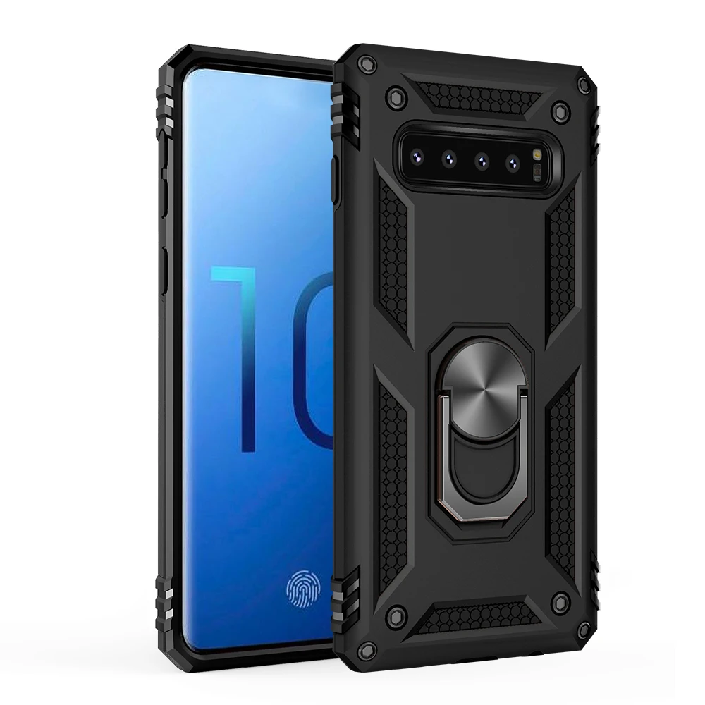 Чехол для Samsung Galaxy S10 S10PLUS S10LITE сверхпрочный чехол армированный телефона магнитный