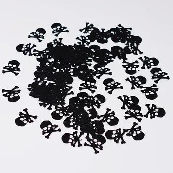 

60g Skull and Crossbones Confetti Table Scatters Halloween Christmas Pirate Party Decorations